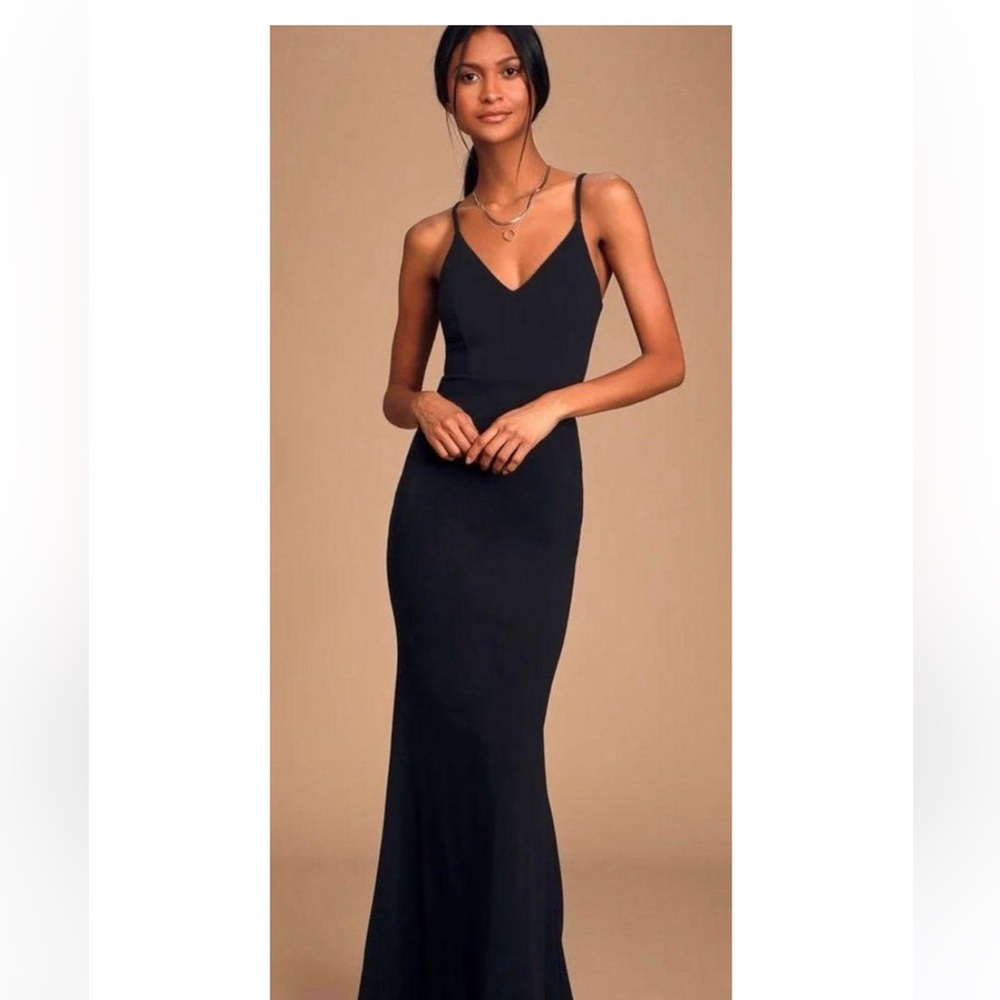 Lulus black formal dress